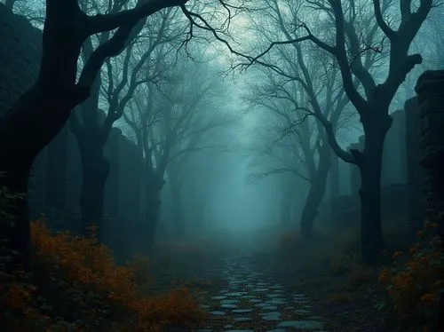 foggy forest,haunted forest,forest path,hollow way,autumn fog,foggy landscape,the mystical path,forest road,forest dark,woodcreepers,dark park,forest of dreams,enchanted forest,tree lined path,germany forest,halloween background,black forest,path,autumn forest,dense fog,Photography,General,Realistic