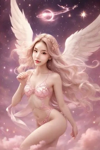 vintage angel,angel girl,faerie,fairy,angel wings,rosa 'the fairy