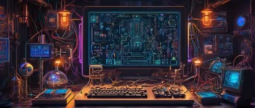 computer room,computerized,circuit board,computer art,computer,computerworld,pinball,synth,supercomputer,computer graphic,circuitry,computation,computer system,cyberia,computerize,computer workstation,the server room,motherboard,orchestrion,cybertown,Art,Classical Oil Painting,Classical Oil Painting 01