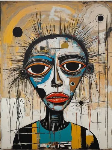 african art,basquiat,mousseau,viveros,grafite,mascaro,Art,Artistic Painting,Artistic Painting 51