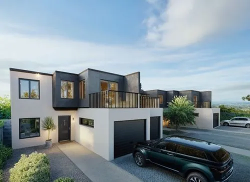 fresnaye,townhomes,modern house,duplexes,3d rendering,remuera,dunes house,new housing development,landscape design sydney,maisonettes,paraparaumu,townhome,homebuilding,wainuiomata,eichler,modern architecture,arkitekter,weatherboards,passivhaus,dune ridge