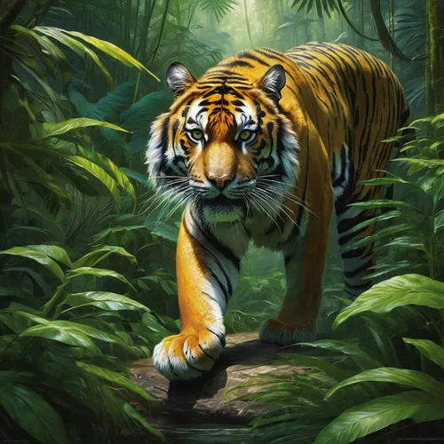 a tiger,bengal tiger,tiger png,asian tiger,sumatran tiger,tiger,chestnut tiger,sumatran,tigers,bengalenuhu,sumatra,young tiger,siberian tiger,bengal,world digital painting,type royal tiger,tigerle,endangered,digital painting,royal tiger,Conceptual Art,Fantasy,Fantasy 13