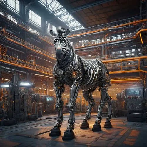 electric donkey,centaur,uintatherium,alpha horse,working animal,constellation centaur,animal containment facility,saluki,cow,rhino,doberman,industrial hall,carnival horse,mammal,bolt-004,livestock,minotaur,stable animals,a horse,zebu,Photography,General,Sci-Fi