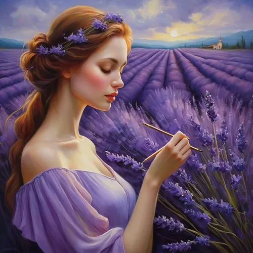 the lavender flower,la violetta,lavender fields,lavender,violette,lavender field,lavender flowers,lavender flower,lavender oil,lavenders,violetta,violet flowers,perfuming,perfumer,lilac flower,lavendar,violeta,heatherley,lilac blossom,bluebell,Illustration,Realistic Fantasy,Realistic Fantasy 30