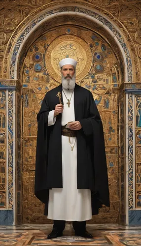 archimandrite,greek orthodox,benediction of god the father,metropolitan bishop,orthodoxy,auxiliary bishop,romanian orthodox,the order of cistercians,the abbot of olib,hieromonk,zoroastrian novruz,khazne al-firaun,orthodox,bağlama,carmelite order,i̇mam bayıldı,rompope,rabbi,saint nicolas,st catherine's monastery,Illustration,Realistic Fantasy,Realistic Fantasy 43