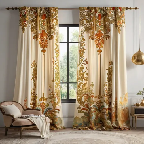 window valance,window curtain,a curtain,curtain,curtains,window treatment,drapes,theater curtains,gold stucco frame,gold foil laurel,theatre curtains,blossom gold foil,bamboo curtain,window covering,flower fabric,autumn decor,gold foil corner,linens,theater curtain,decorates,Conceptual Art,Fantasy,Fantasy 05