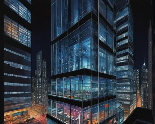 glass building,glass facade,futuristic architecture,glass facades,oscorp,lexcorp,skyscraper,the skyscraper,cybercity,kimmelman,vdara,sky apartment,glass wall,sky space concept,modern office,metropolis,escala,skycraper,structural glass,cyberport,Illustration,Black and White,Black and White 15