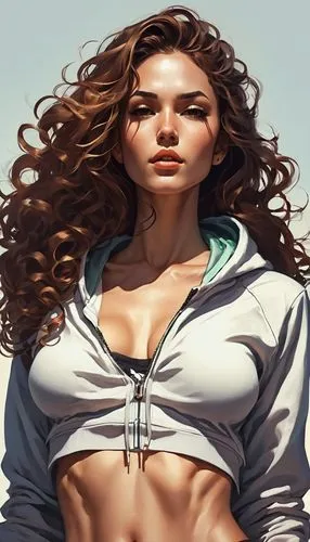 ronda,abs,katara,blanca,meg,vergara,marina,digital painting,joumana,sports girl,rafaela,asami,rogue,korra,navel,cg,marcela,cana,eleonora,suzanne,Conceptual Art,Fantasy,Fantasy 06