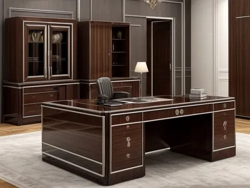 secretary desk,secretary,writing desk,dark cabinetry,office desk,cabinetry,sideboard,china cabinet,assay office,conference room table,armoire,dark cabinets,search interior solutions,modern office,chif