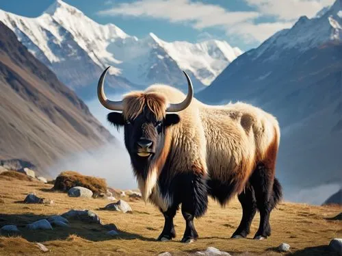 yak,mountain cow,baby yak,mountain sheep,alpine cow,mountain cows,muskox,black-brown mountain sheep,yak cub,north american wild sheep,feral goat,bighorn ram,the pamir mountains,wild sheep,buffalo herder,himalayan,bison,mountain goat,east-european shepherd,pamir,Conceptual Art,Daily,Daily 20