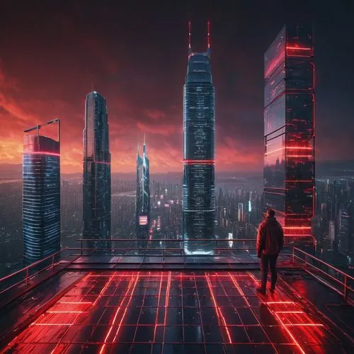 shanghai,wuhan''s virus,cyberpunk,chongqing,nanjing,dystopian,tianjin,hong kong,red matrix,kowloon,taipei,metropolis,zhengzhou,the skyscraper,hk,futuristic landscape,skyscrapers,skyscraper,futuristic,dystopia,Photography,General,Sci-Fi