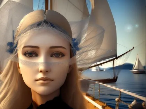 girl on the boat,sailing vessel,sea sailing ship,sailer,fantasy portrait,sailing,sailing ship,sails,the sea maid,scarlet sail,celtic queen,sail ship,sailing-boat,elven,friendship sloop,full-rigged ship,sailing boat,seafaring,sailing ships,tallship