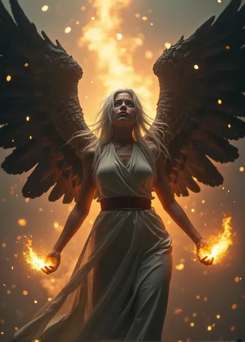 archangel,prospera,uriel,pheonix,the archangel,fire angel