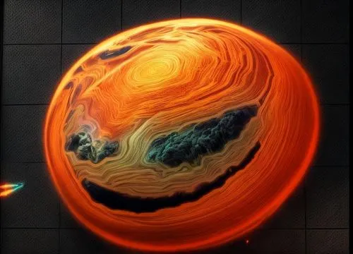 Make the image a little brighter and change the colors a little. Give it a orange look to make the image clearer.

,a red and yellow swirl is seen on an orange object,fire planet,firespin,swirly orb,f