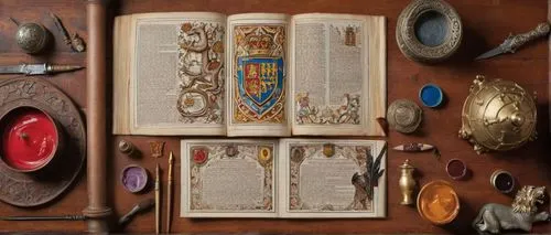 book antique,prayer book,parchment,catalog,the order of cistercians,vintage ilistration,recipe book,hymn book,photograph album,heraldry,holbein,magic book,book bindings,cabinet,manuscript,escutcheon,treasures,eight treasures,compartments,albrecht dürer,Unique,Design,Knolling