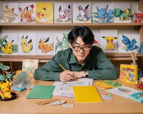 pokémon,studio ghibli,origami paper,pokemon,pikachu,lepidopterist,table artist,paper art,jin deui,origami,children drawing,drawing course,pika,illustrator,children's paper,artist portrait,mari makinami,pencil cases,animator,nest workshop,Unique,Paper Cuts,Paper Cuts 02