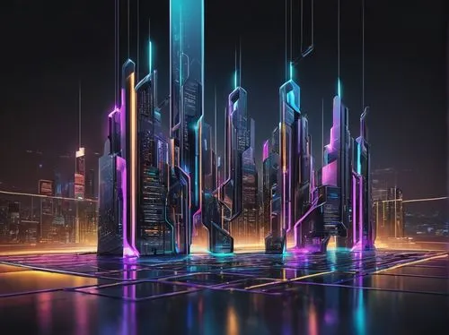 cybercity,futuristic landscape,cybertown,cyberport,electric tower,cyberworld,cube background,tron,monoliths,hypermodern,cyberia,cityscape,cyberscene,metropolis,synth,fantasy city,futuristic architecture,digitalism,mainframes,cybernet,Unique,Design,Logo Design