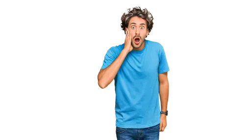 Comical, cartoon-style, loud burp sound effect, exaggerated expression, open mouth, shocked eyes, messy hair, casual wear, relaxed posture, humorous atmosphere, vibrant color tone, soft focus, shallow