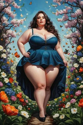 botero,bdl,bbw,hypermastus,garden of eden,girl in flowers,lbbw,bariatric,lachapelle,girl in the garden,ophelia,yokozuna,biophilia,secret garden of venus,julia butterfly,persephone,cico,gabourey,viscera,fantasy woman,Conceptual Art,Fantasy,Fantasy 15