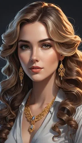 margairaz,margaery,thyatira,seregil,gandhari,gold jewelry,Unique,3D,Isometric