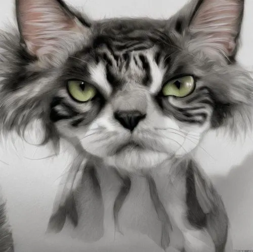 cat furry cute ,cat portrait,cartoon cat,maincoon,gray cat,drawing cat,breed cat,pet portrait,cat vector,animal portrait,feline look,gray kitty,tabby cat,american bobtail,brindle cat,cat drawings,amer