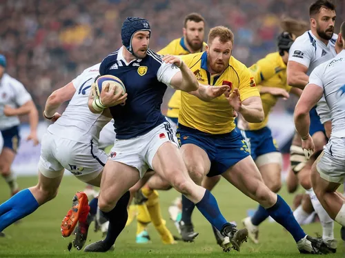 Scotland's Sean Lamont charges through the Romania defence,rugby union,international rules football,rugby league sevens,wallabies,hurling,rugby sevens,rugby,rugby tens,rugby league,mini rugby,rugby pl