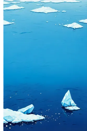 1 composition, high contrast, detailed texture, icy blue color tone.,there are several small icebergs that can be seen in the ocean,iceberg,icebergs,polynya,ice floe,iceburg,ice floes,antarctique,ice,