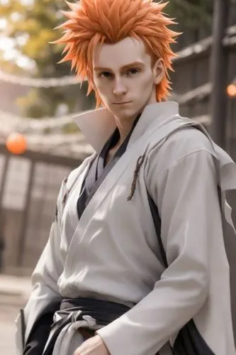 an image of an anime avatar that is very realistic,yahiko,kuwabara,sakazaki,akuma,kunimitsu,renji