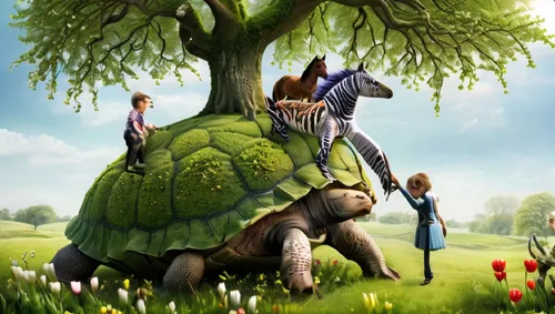 terabithia,arrietty,oogway,giant tortoise,narnians,dinotopia,Photography,General,Natural