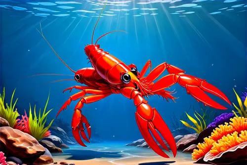 freshwater crayfish,crayfish,red cliff crab,river crayfish,crustacean,the crayfish 2,decapod,crayfish 1,nephrops,sarpalius,crustaceans,marine animal,spiny lobster,crab 1,decapods,crab 2,scolopacidae,sapidus,garrison,chlamydophila,Illustration,Realistic Fantasy,Realistic Fantasy 21