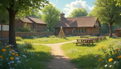 country cottage,summer cottage,dandelion hall,butterfields,cottage,cottages,maplecroft,village scene,cottage garden,tavern,farmhouse,orchard meadow,knight village,wooden houses,sylvania,small meadow,ludgrove,summer meadow,flower meadow,brightmoor,Photography,General,Realistic