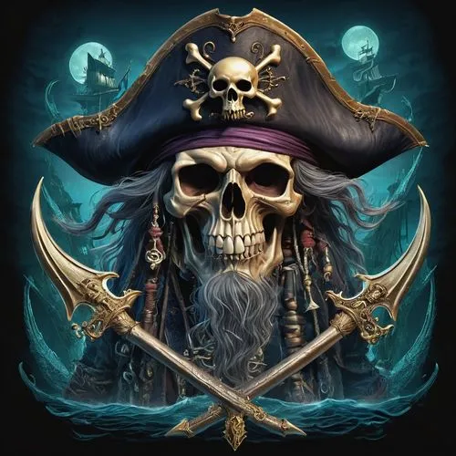 jolly roger,pirate,piratical,piratas,skull and crossbones,skull and cross bones,Illustration,Realistic Fantasy,Realistic Fantasy 02