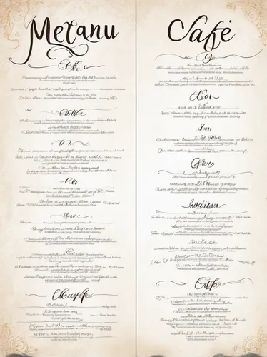 menu,breakfast menu,course menu,mediterranean cuisine,christmas menu,healthy menu,table cards,place setting,tiramisu signs,fine dining restaurant,mediterranean food,placemat,restaurants,tearoom,coffee background,vietnamese cuisine,café,wedding invitation,leittafel,cafe,Illustration,Black and White,Black and White 08