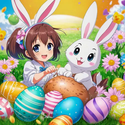 easter banner,easter background,easter festival,easter theme,easter rabbits,happy easter hunt,easter celebration,easter bunny,happy easter,easter,easter card,easter egg sorbian,easter-colors,easter easter egg,spring background,painting easter egg,children's background,easter egg,easter eggs,april fools day background,Illustration,Japanese style,Japanese Style 03