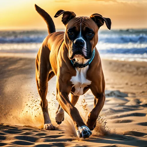 amstaff,boerboel,stray dog on beach,running dog,american staffordshire terrier,dog running