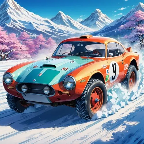 renault alpine,alpine style,alpine,renault alpine model,snow slope,alpine drive,onrush,matra,game car,gordini,hillclimb,automobile racer,snow scene,stratos,rallye,snowsports,cartoon car,ski race,snowmobile,snow cherry,Illustration,Japanese style,Japanese Style 03