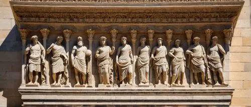 caryatids,tympanum,reliefs,palais de chaillot,the façade of the,romanesque,frieze,tetrarchs,quadriga,tetrarchy,trinitatis,principios,the sculptures,apostles,sarcophagus,persepolis,monasterium,pediment,entablature,reredos,Art,Classical Oil Painting,Classical Oil Painting 03