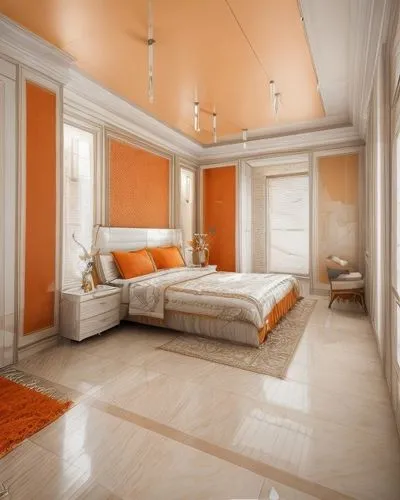 orange,orange cream,3d rendering,interior decoration,search interior solutions,great room,sleeping room,ornate room,orange color,modern room,interior design,bedroom,hardwood floors,peach color,danish room,home interior,orange robes,wood flooring,ceramic floor tile,guest room,Common,Common,Photography