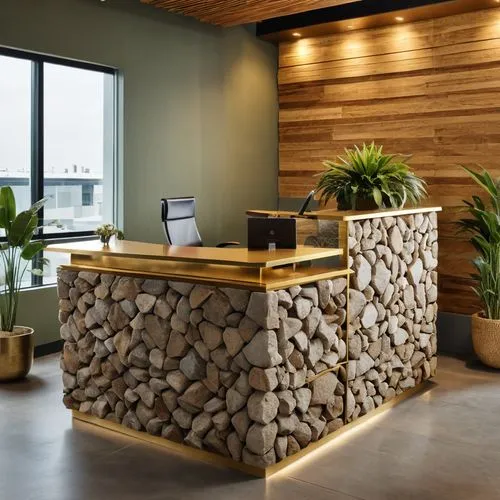 modern office,wooden desk,wood casework,assay office,patterned wood decoration,cork wall,wooden wall,office desk,wood-fibre boards,forest workplace,search interior solutions,contemporary decor,bureaux,offices,modern decor,blur office background,creative office,stone wall,working space,nettl,Photography,General,Realistic