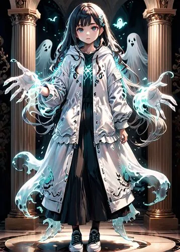 magician,physician,theoretician physician,ghost girl,piko,haunebu,mage,investigator,scientist,magus,psychic vampire,alibaba,apothecary,white coat,summoner,doctor,yukio,magistrate,justitia,priestess,Anime,Anime,General