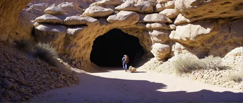 slot canyon,red canyon tunnel,qumran caves,al siq canyon,the limestone cave entrance,timna park,cave,cliff dwelling,fairyland canyon,pit cave,limestone arch,cave girl,teide national park,cave man,spitzkoppe,moon valley,joshua tree national park,cave tour,petra tou romiou,mojave desert,Illustration,Retro,Retro 02