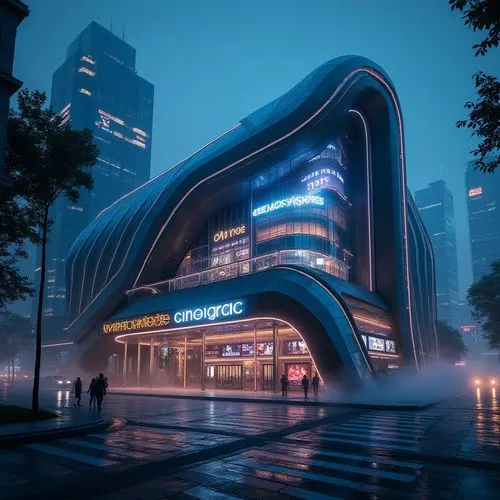 cinerama,hongdan center,futuristic art museum,futuristic architecture,dongdaemun,guangzhou,cybercity,morphosis,cornerhouse,chongqing,cyberport,chengdu,danube centre,circumcenter,radio city music hall,hammerson,futuristic landscape,costanera center,city corner,niketown,Photography,General,Realistic