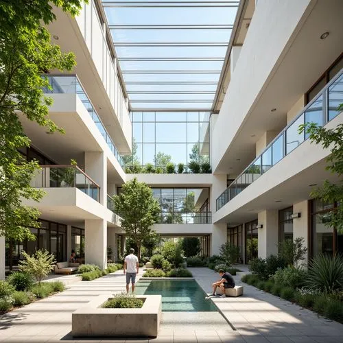 courtyards,atriums,seidler,courtyard,inside courtyard,biopolis,cohousing,cantilevers,condominia,multifamily,kifissia,breezeway,esade,residential,palo alto,condominiums,nanterre,atrium,bagnolet,corbu