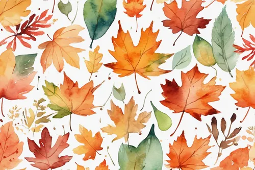 watercolor leaves,autumn leaf paper,autumn pattern,autumn plaid pattern,leaf background,autumn background,autumnal leaves,watercolor floral background,floral digital background,colored leaves,maple leaves,fall leaf border,spring leaf background,autumn leaves,autumn theme,seamless pattern,autumn colouring,fall digital paper,fall leaves,colorful leaves,Illustration,Paper based,Paper Based 25