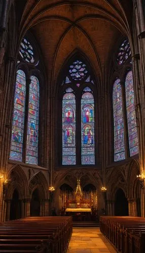 stained glass windows,transept,stained glass,stained glass window,presbytery,interior view,interior,the interior,church windows,cathedral,nidaros cathedral,the cathedral,sanctuary,duomo,chancel,metz,gothic church,main organ,parishat,notre dame de sénanque,Illustration,Realistic Fantasy,Realistic Fantasy 32