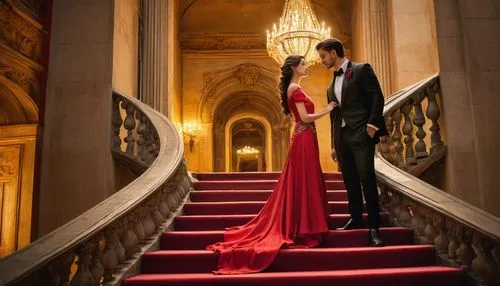 red gown,man in red dress,wedding photography,ballroom,eveningwear,passion photography,lady in red,liaisons,pre-wedding photo shoot,evening dress,opulence,wedding photo,prenup,elopement,skyfall,romantica,fairytale,prenuptial,wedding photo viet,ballgowns,Illustration,Abstract Fantasy,Abstract Fantasy 15