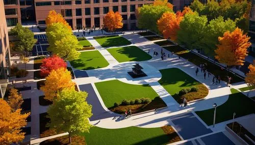 urban park,paved square,fall foliage,capitol square,3d rendering,foliage coloring,autumn park,center park,the trees in the fall,landscaped,iupui,autumn in the park,trees in the fall,fall landscape,autumn trees,fall colors,autumn foliage,greenspace,maple foliage,ohsu,Conceptual Art,Daily,Daily 28