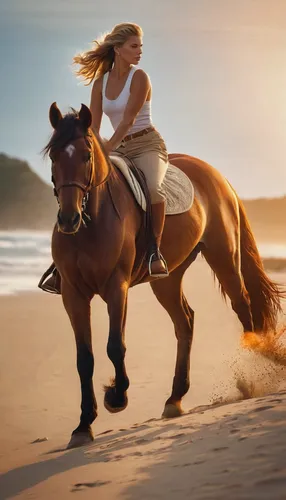 "garota, parecida com a Grace Kelly,   ela deve usar uma rabo de cavalo e seu cabelo é ruivo. ela esta vestindo um top vermelho e uma bermuda de treino: . ela caminha na areia da praia em um dia de so