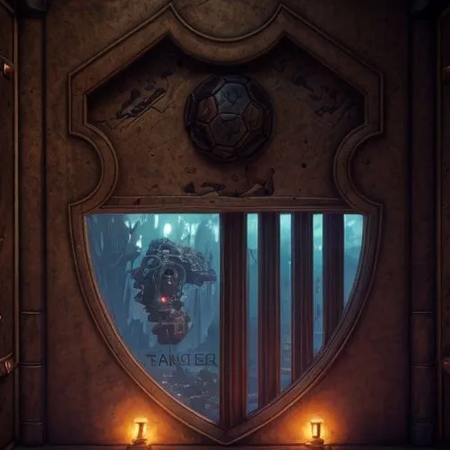 the door,hall of the fallen,portal,porthole,creepy doorway,the window,open door,doorway,iron door,metallic door,mirror of souls,door,lantern,in the door,steel door,the mirror,round window,magic mirror,the threshold of the house,front door,Game Scene Design,Game Scene Design,Mechanical Fantasy