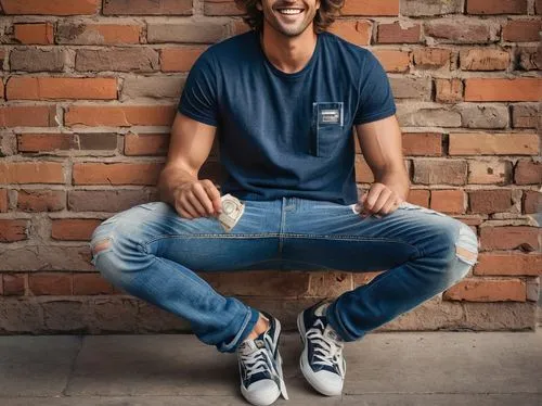 jeans background,denim background,carpenter jeans,male model,jeans pattern,advertising clothes,fernando alonso,jeans pocket,bluejeans,men's wear,brick background,jeans,portrait background,blue jeans,premium shirt,denim jeans,polo shirt,tradesman,blue-collar worker,long-sleeved t-shirt,Unique,Design,Knolling